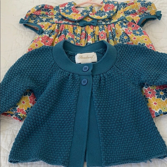 Baby dress with sweater - Picture 4 of 6